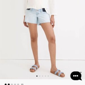 Madewell Maternity Denim Shorts